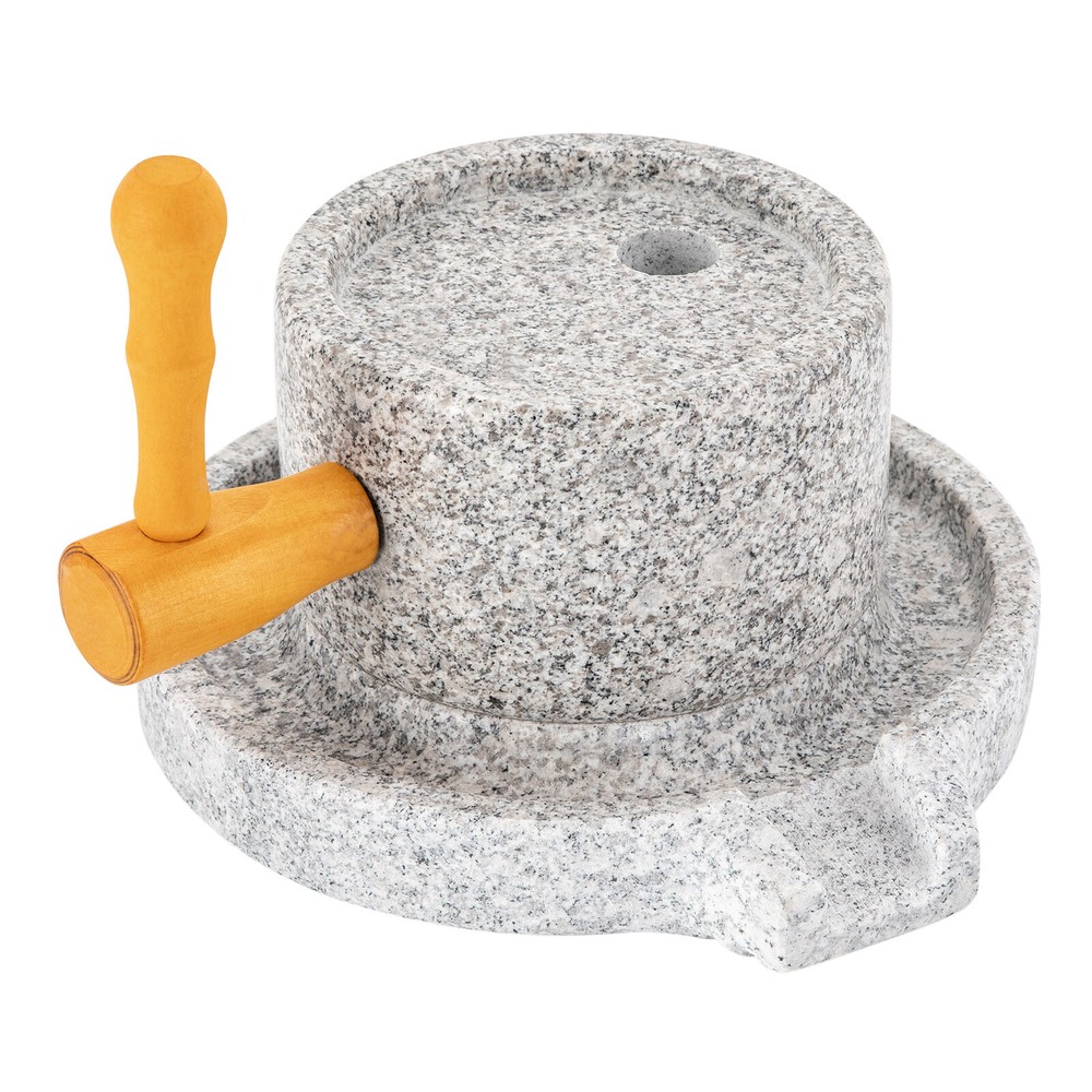 Manual Stone Grainer Mill, Hand Stone Grinder Natural Granite Paste Mill