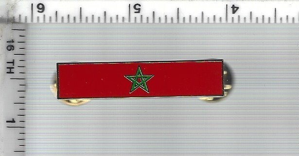 Fire Department - Morocco Flag Citation Bar (Screw back)