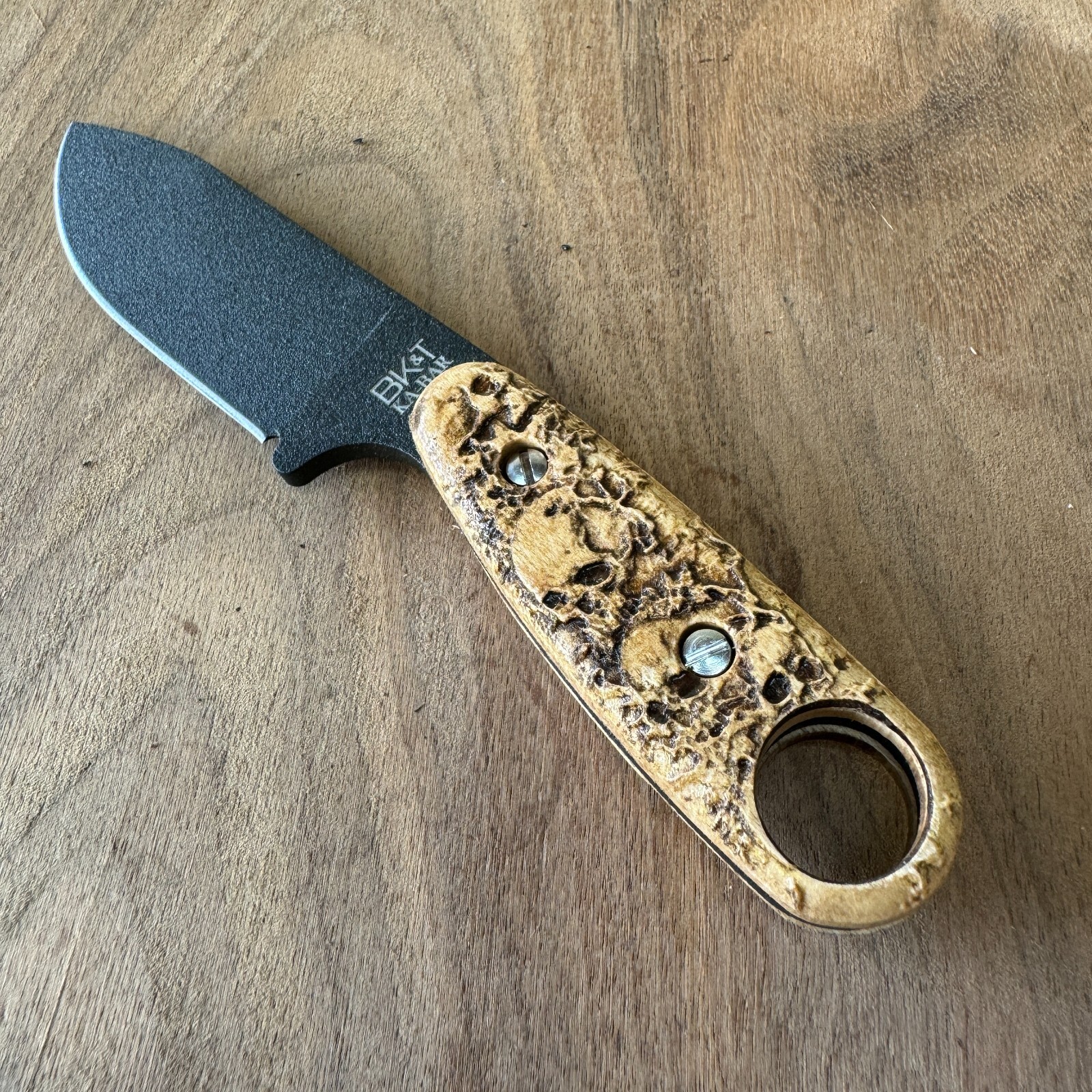 Graveguard scales compatible with Kabar BK-14 Eskabar knife (w/hardware)