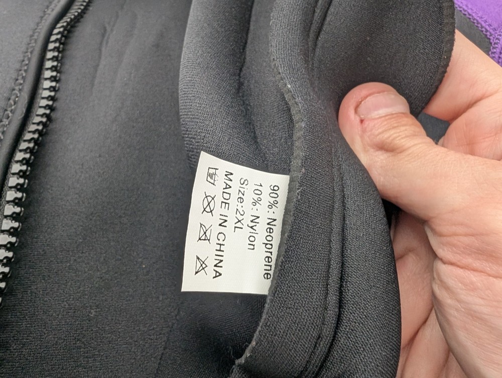 2mm Wetsuit Vest, Full Front Zip, Warmth & Mobility, Sizes: 2XL