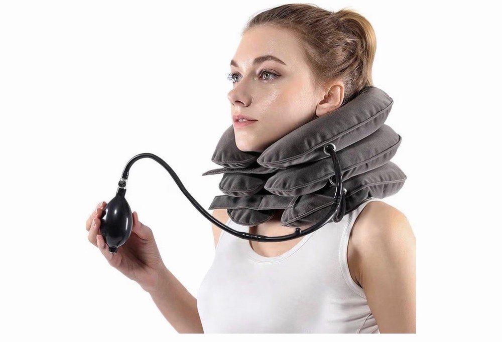 Inflatable Neck Traction Device – Cervical Pain Relief & Spine Support