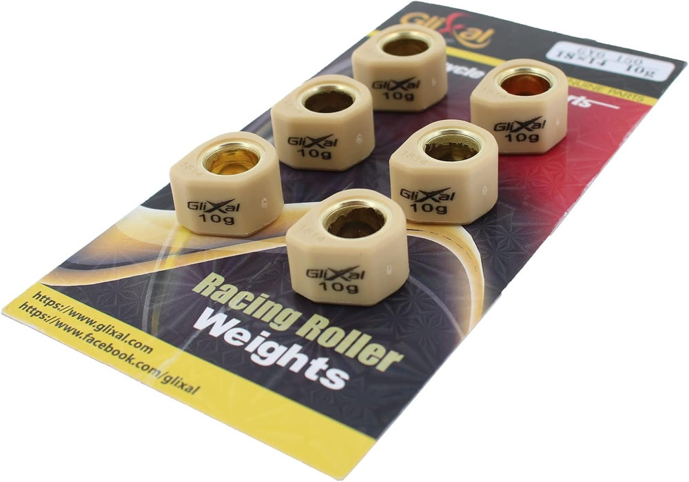 18x14mm High Performance Polygon Variator Sliders, Racing Sliding Roller Weights