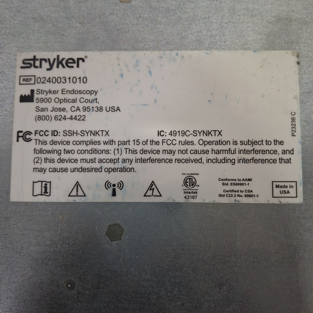 Stryker Wireless Transmitter Synk Wireless platform
