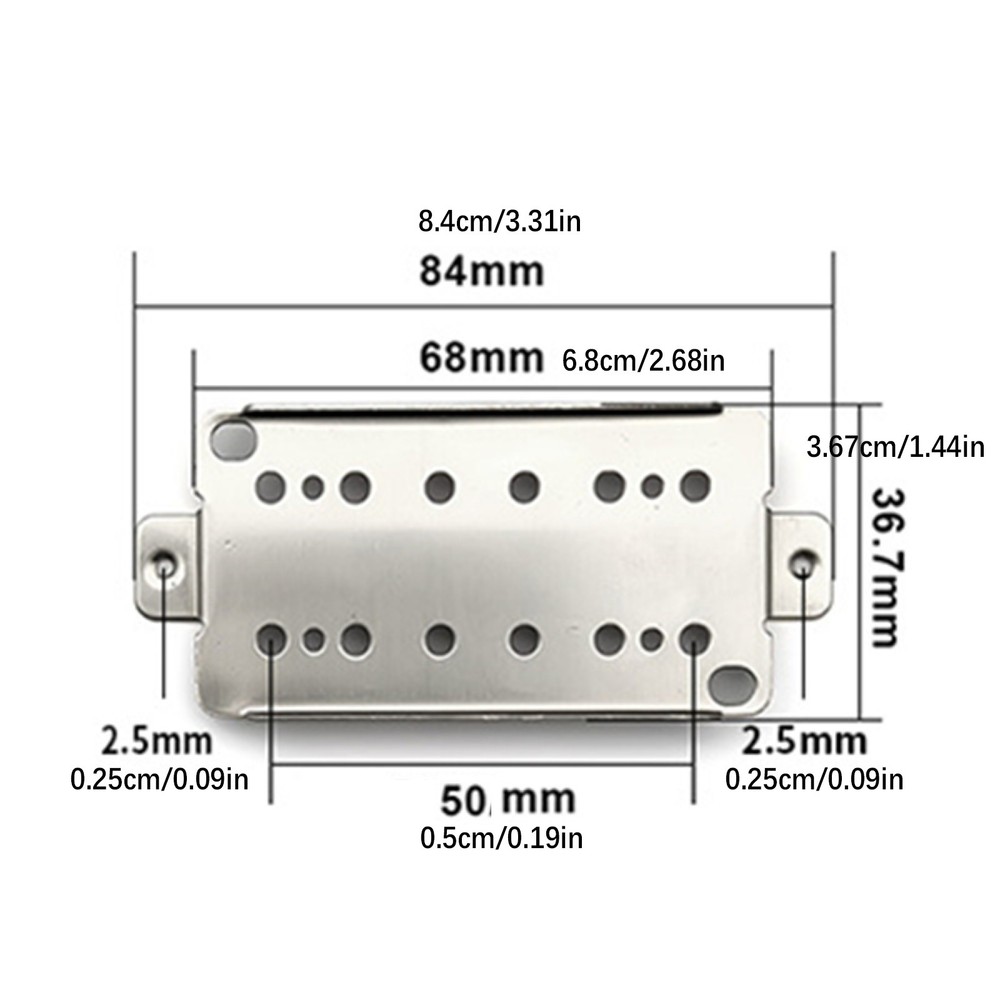 Base Plate For Guitar 50mm Baseplate Copper Pickup Humbucker Replace Part
