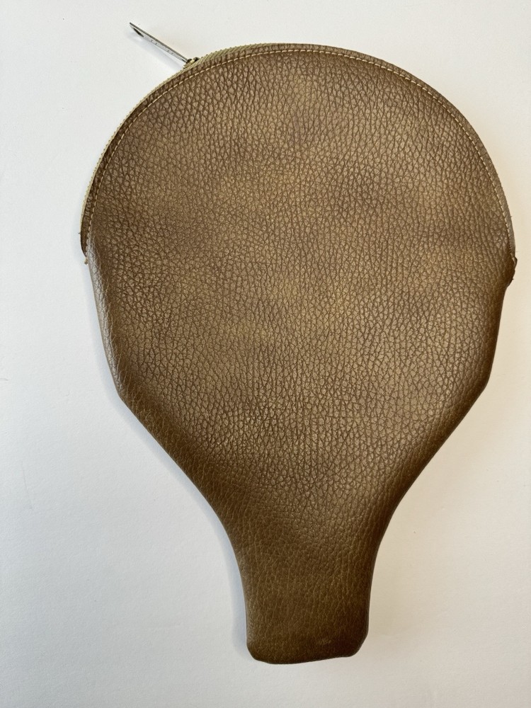 Table Tennis Blade Case Brown Leather