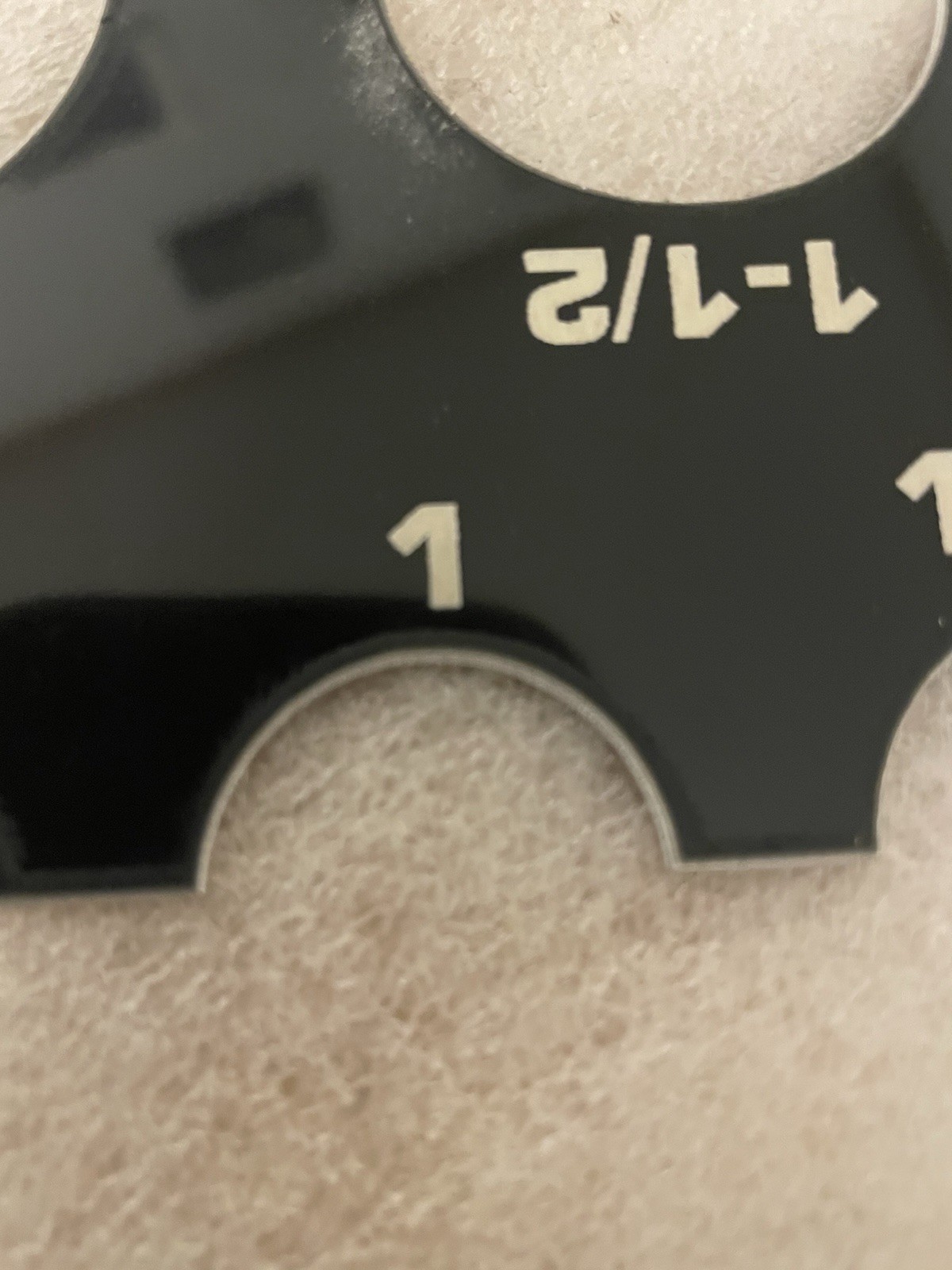 Round Tubing Diameter Gauge - 1/2" up to 1-3/4" - IMCA NHRA Brand New