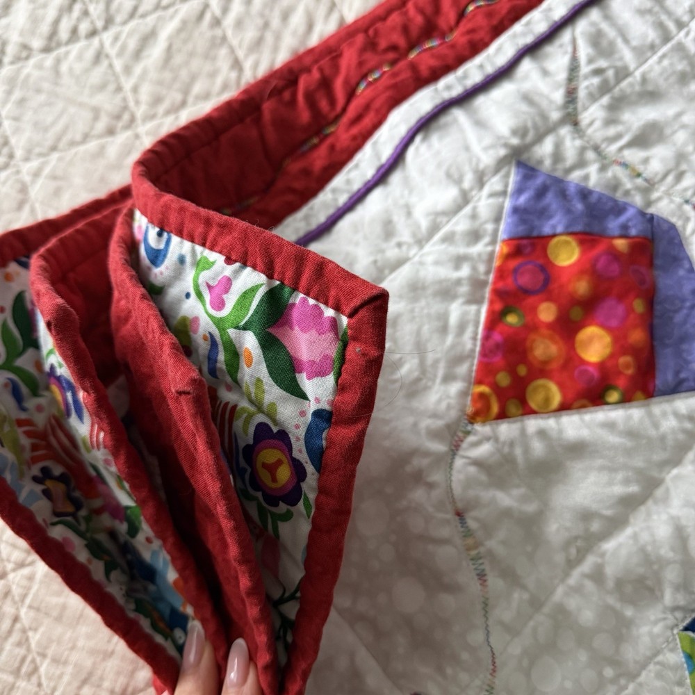 Vintage Patchwork Quilt – Kites / Whimsical Design