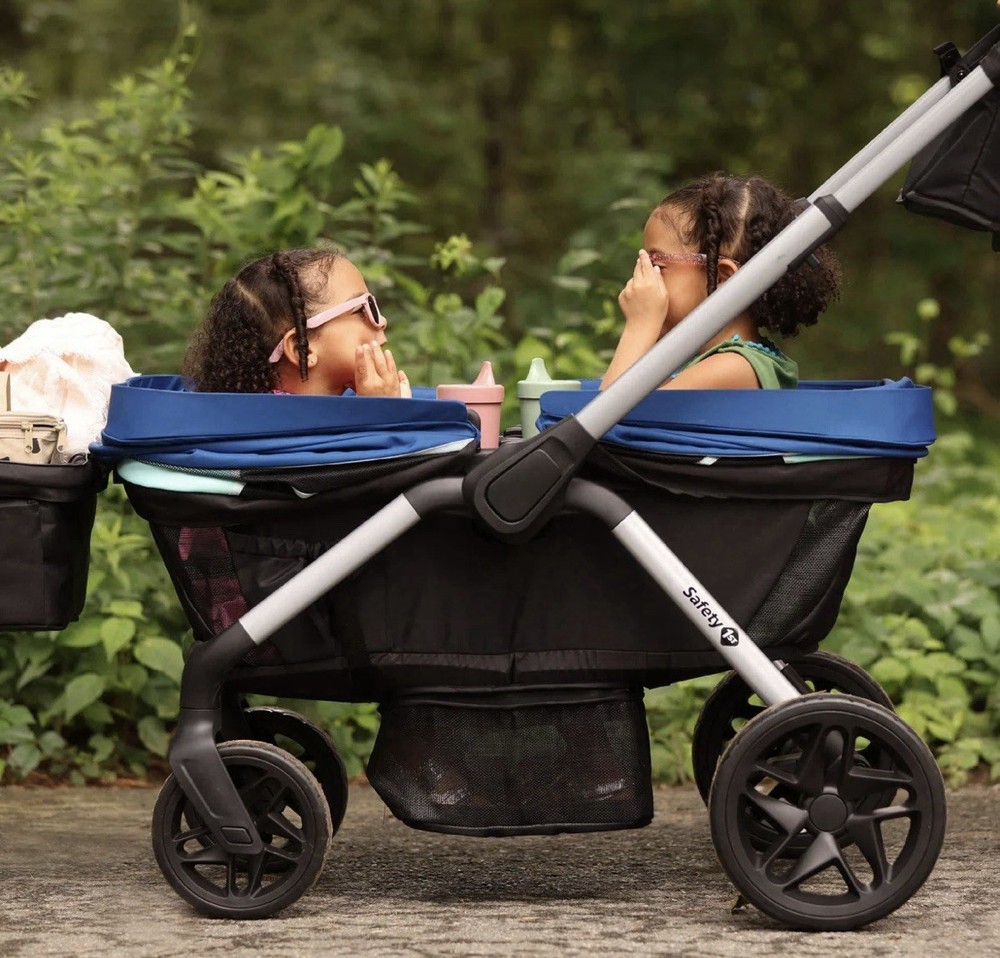 Safety 1st Summit Wagon Stroller All-Terrain 3-Mode Folding Push/Pull Blue