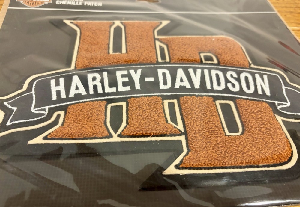 Harley Davidson H.D. Premium Chenille Patch Emblem Motorcycle Biker
