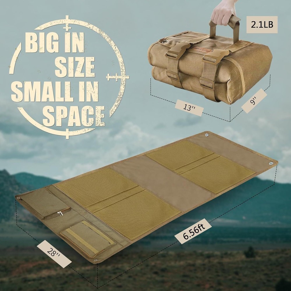 Shooting Mat Waterproof Tactical Prone Padded Mats Foldable Blanket Durable New