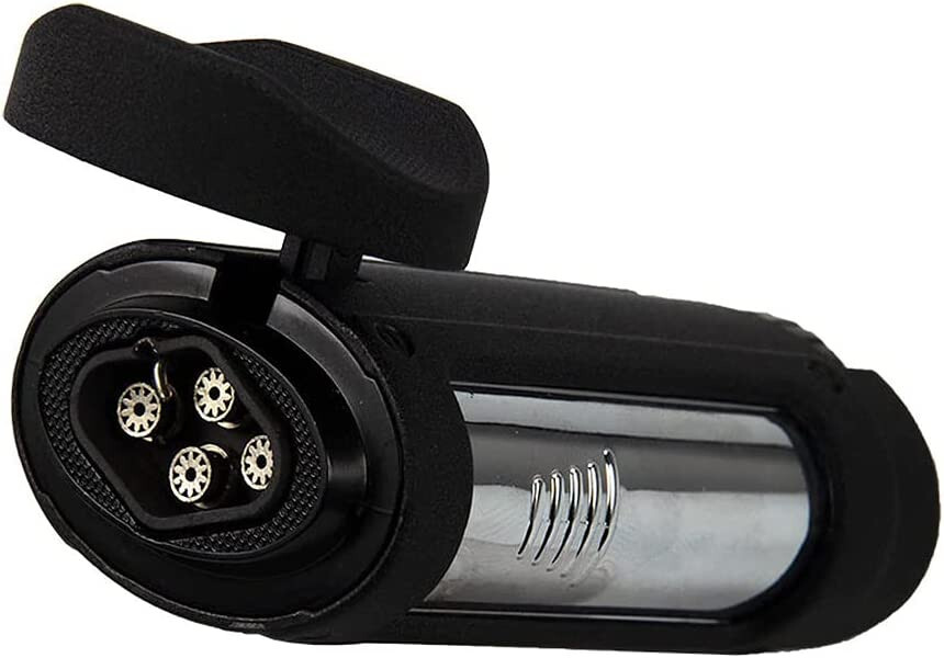 JetLine Bugle Master Quad Jet Torch Cigar Lighter - Black - New