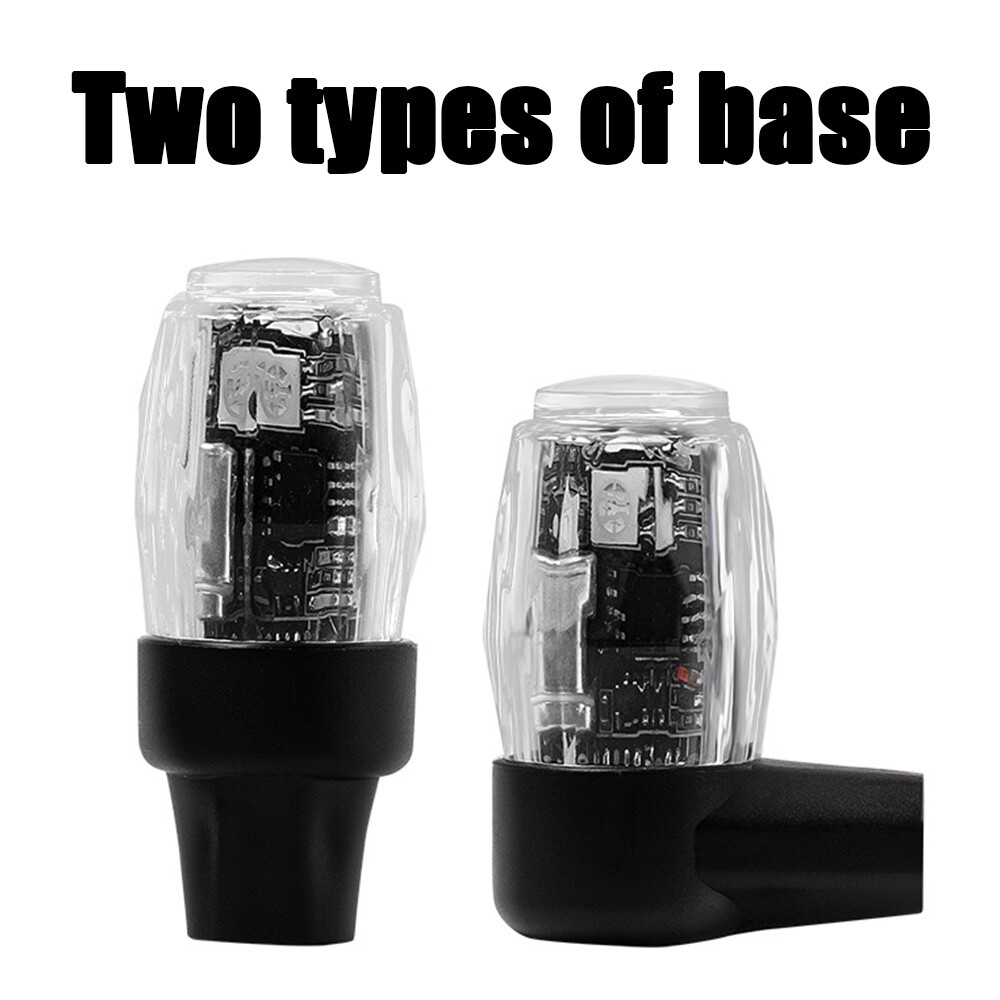 4Pcs Wheel Colorful Tire Light Valve Stem Cap Flashing Car Truck Motorcycle Bike
