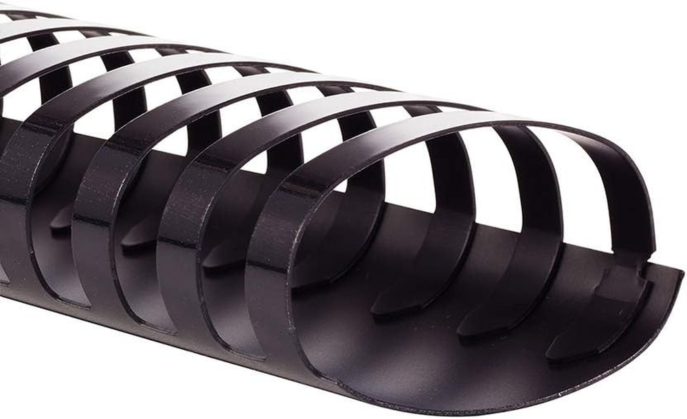 Binding Spines / Spirals / Coils, 2" Diameter, 500 Sheet Capacity, Combbind, Bla