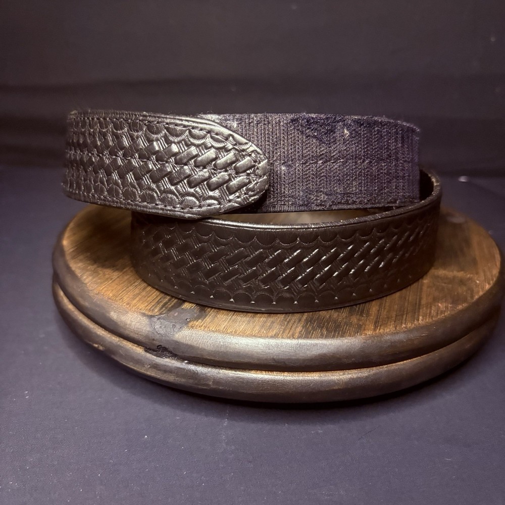 Thin Leather Duty Belt 34"-36"