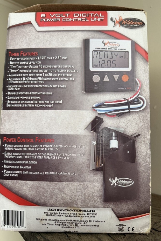 Wildgame Innovations Evolution 6v Digital Feeder Kit