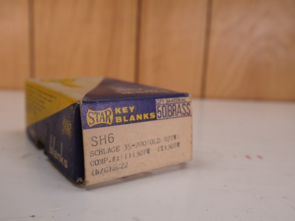 43 Star SH6 Key Blanks, NEW IN BOX