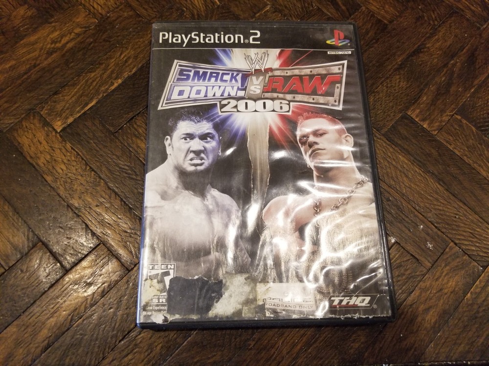WWE SmackDown vs. Raw 2007 (Sony PlayStation 2, 2006) PS2 - CASE ONLY