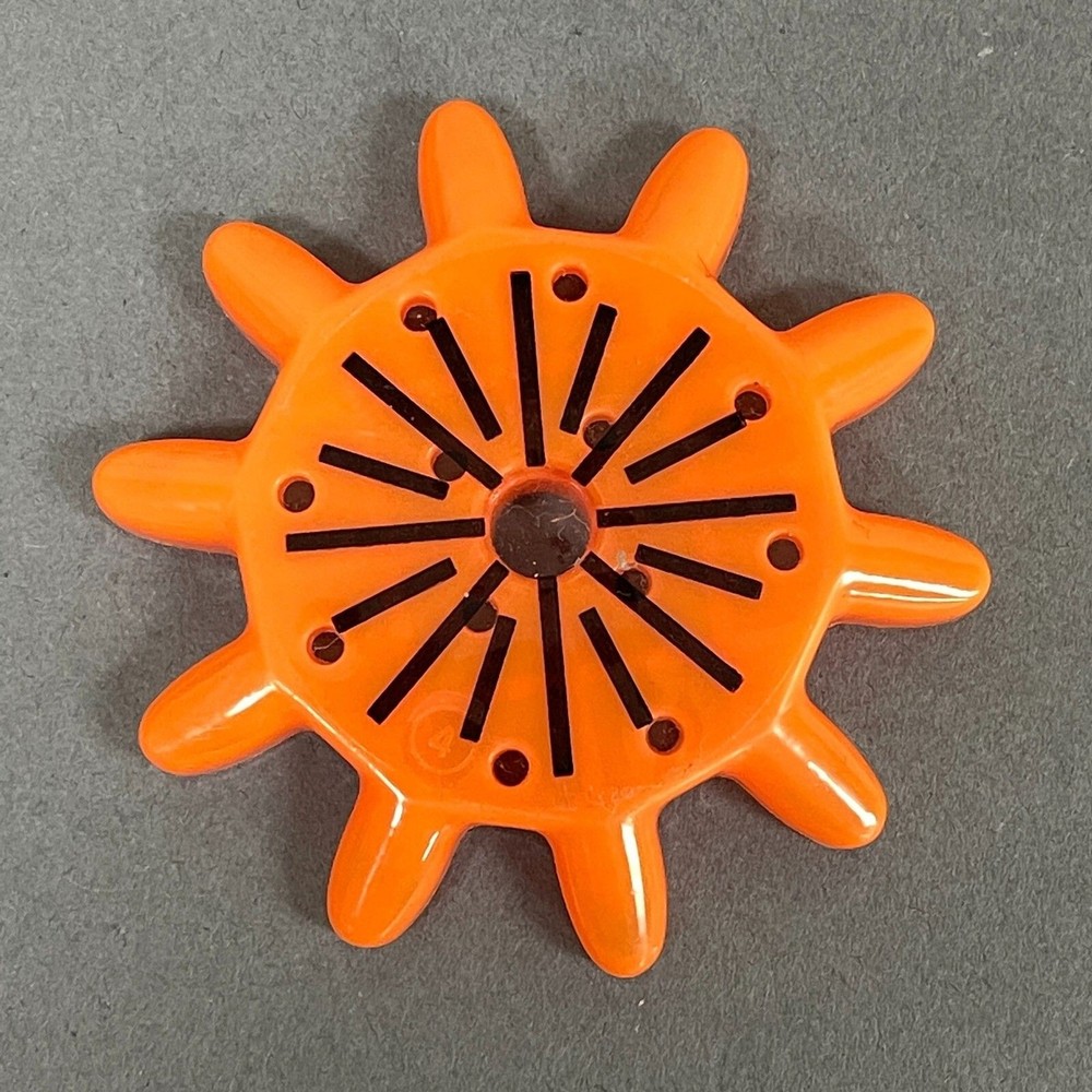 Marble Mania Replacement Part Orange Black Gear #4