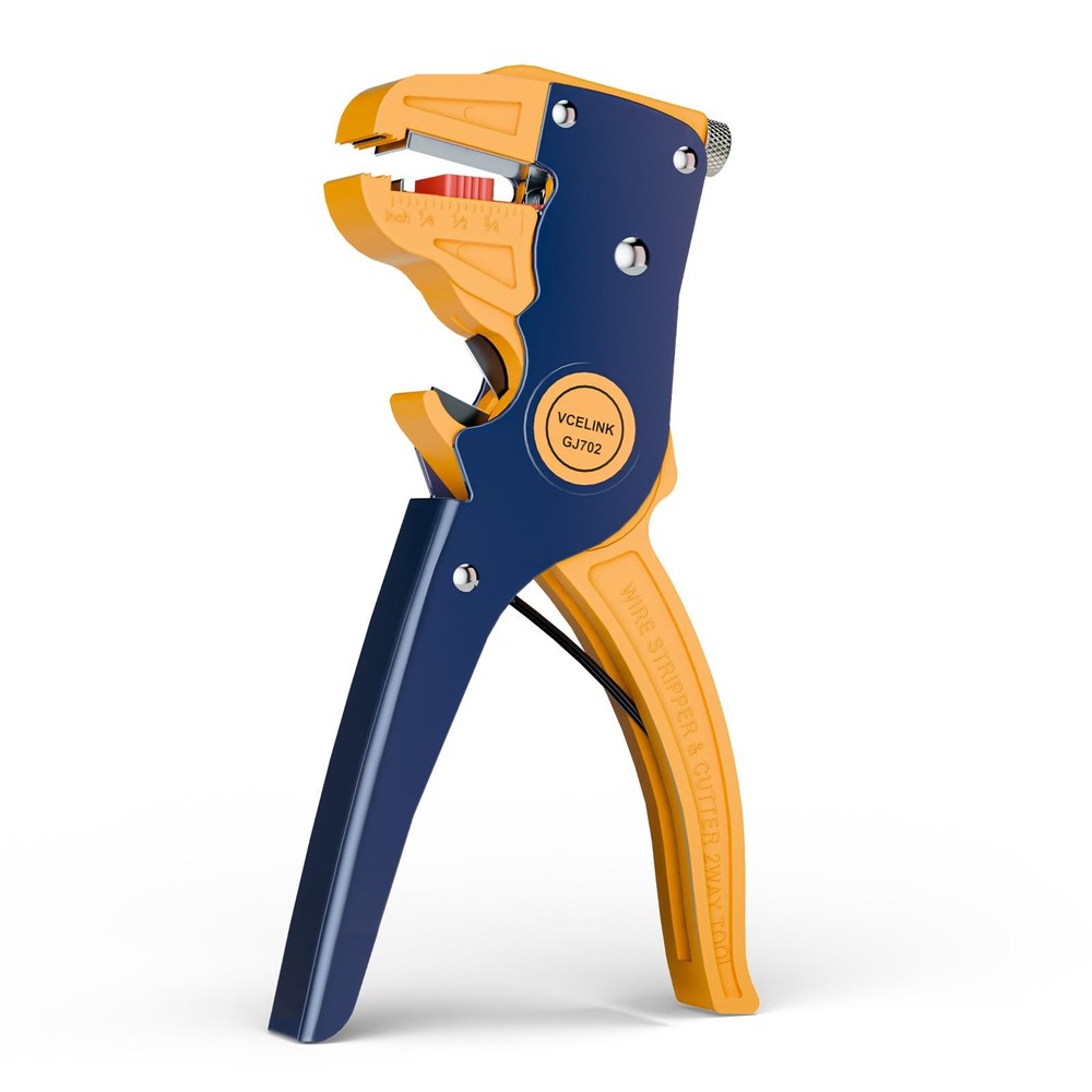 VCELINK Wire Stripper and Cutter, Professional Quick Strip Automatic Blue