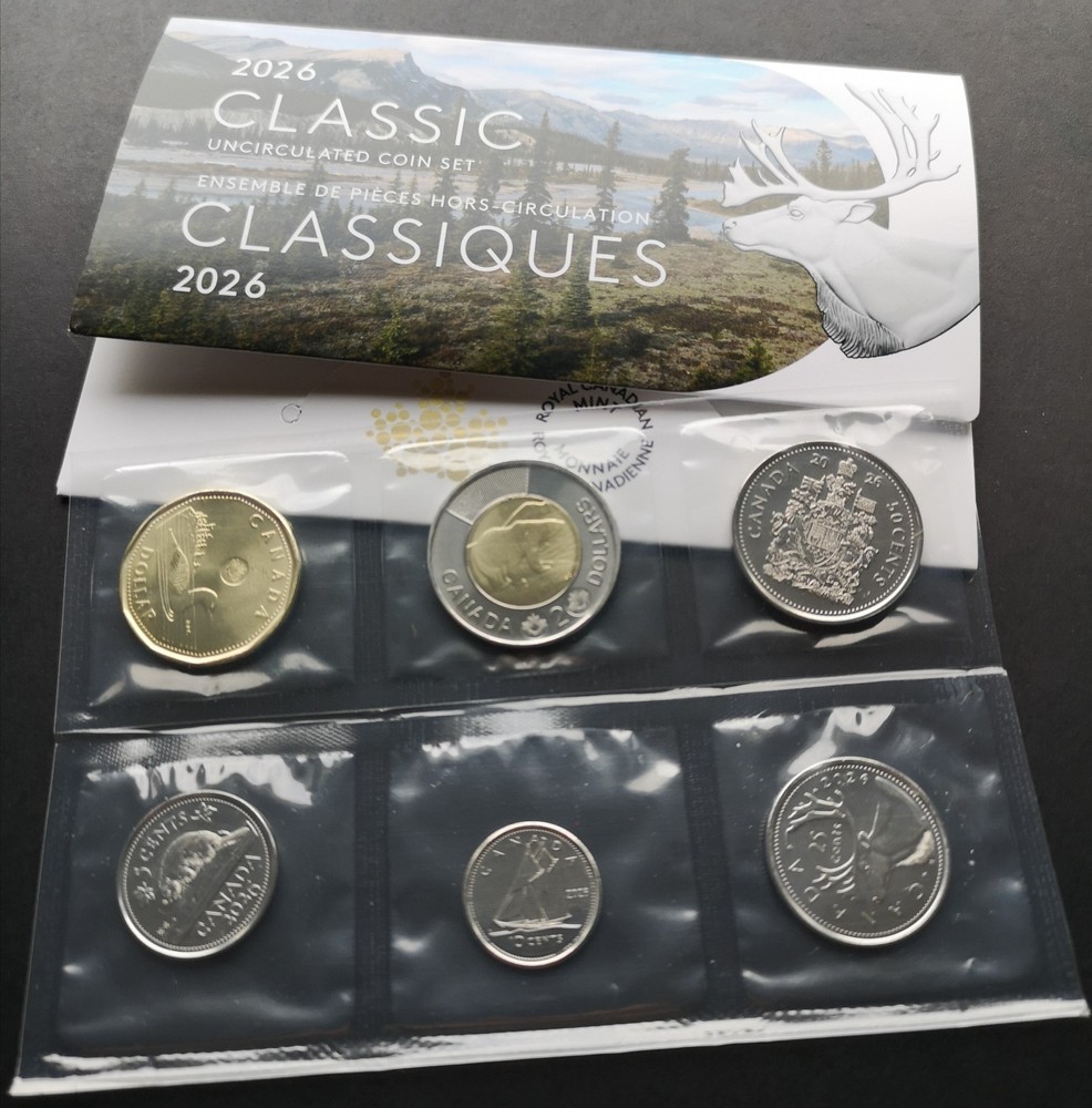 ***CANADA 2026 CLASSIC UNCIRCULATED COIN SET ***