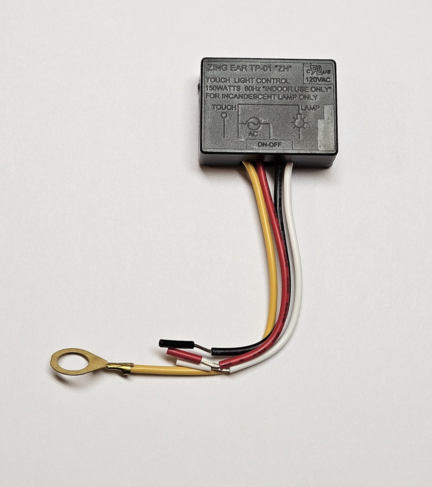 On-Off Touch Sensitive Lamp Control Switch Zing Ear NEW 40124JB