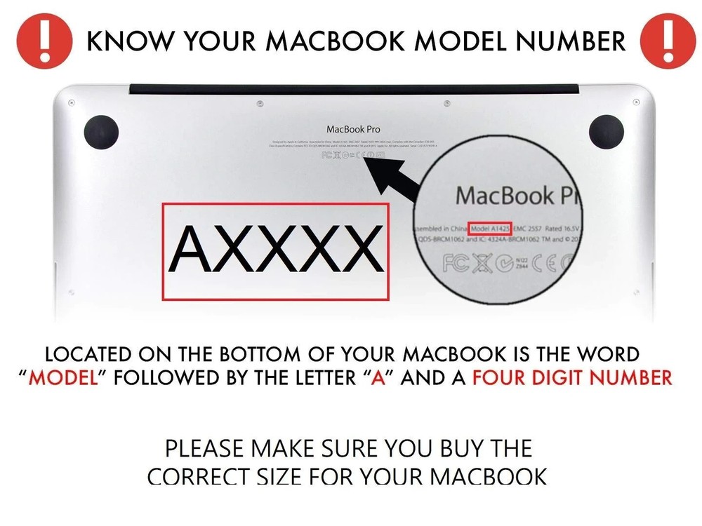 Macbook 15" A1707/A1990 Case Hard Cover