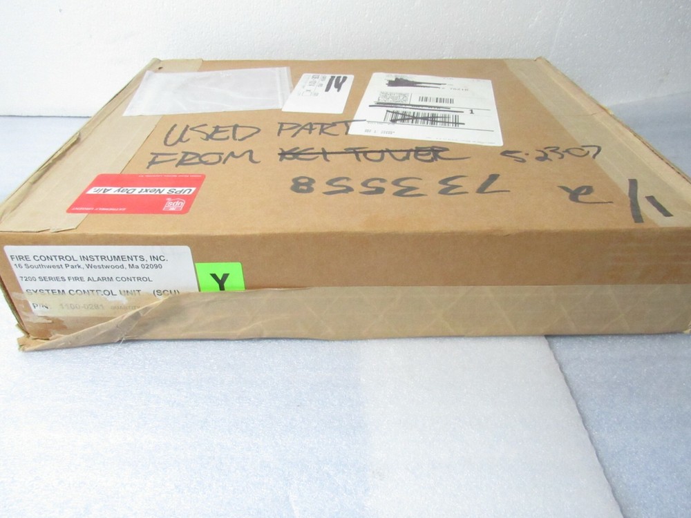 Fire Control Instruments 1120-0469 7200 Series System Control Unit [CJJH]