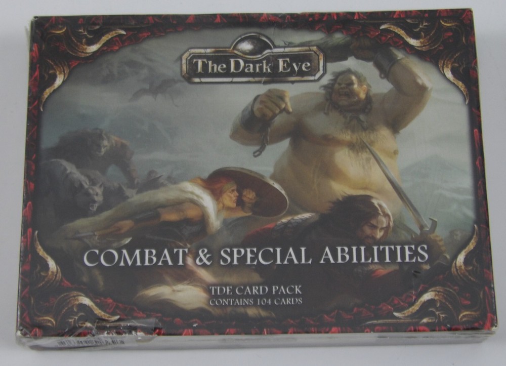 the Dark Eye Combat & Special Abilities TDE Card Pack - RPG Supplement Deck