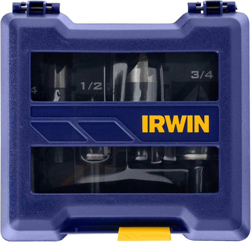 Irwin Metal Countersink Drill Bit Set, 5 Piece. 1877793