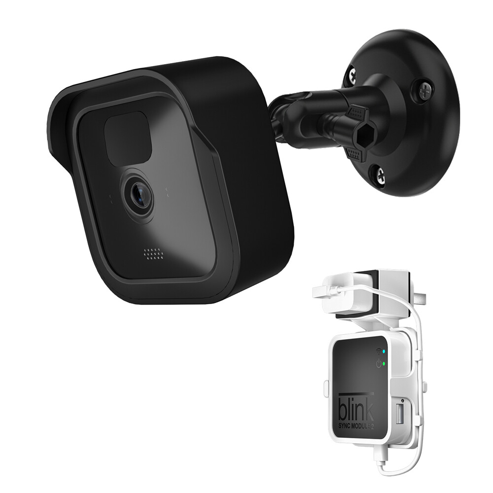 Wall Mount Bracket Protective Case for All-new Blink Outdoor Blink Sync Module 2