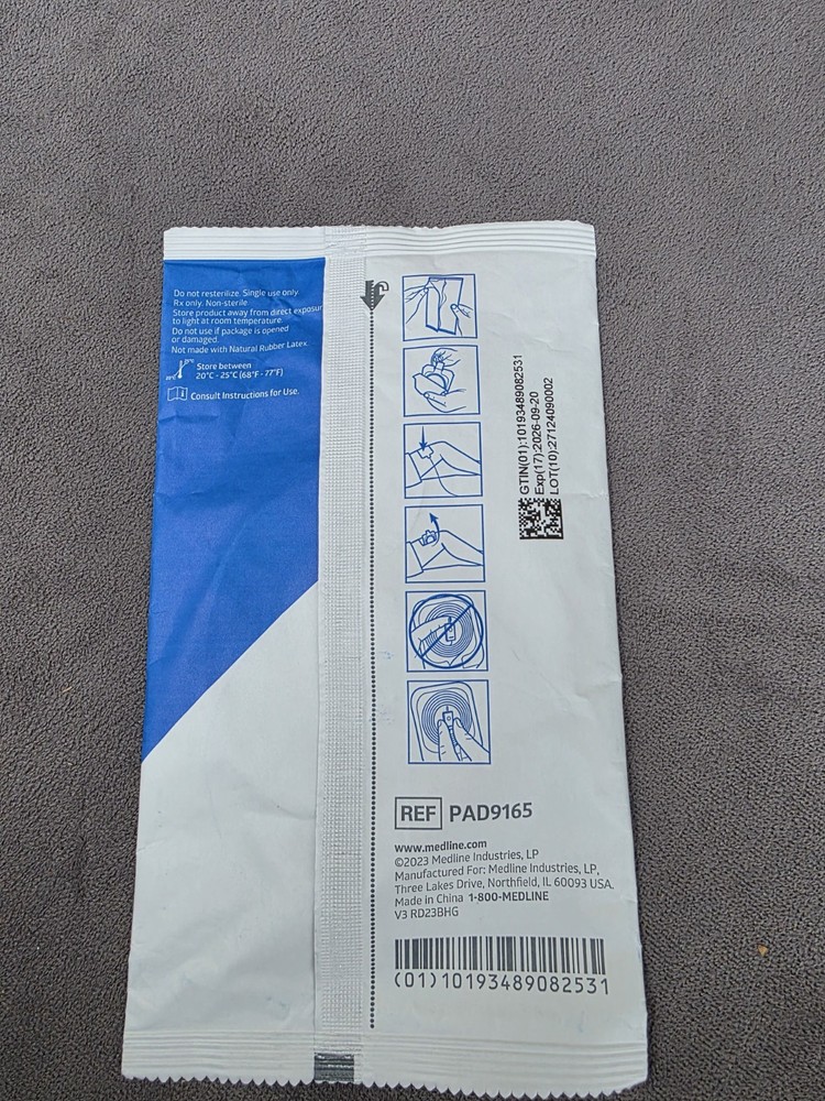 Medline Grounding Pad Universal Split 9′ Cord