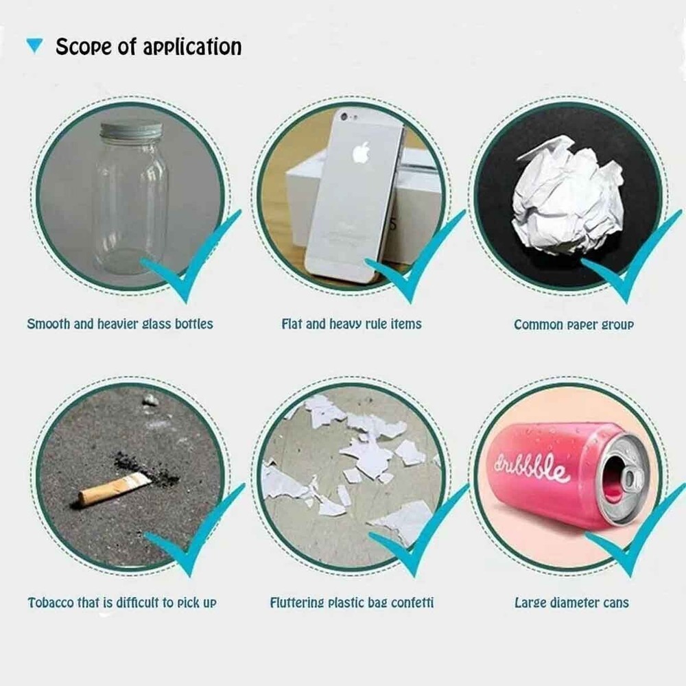 ABS Plastic, Rubber material multi-function grabber, convenient and foldable