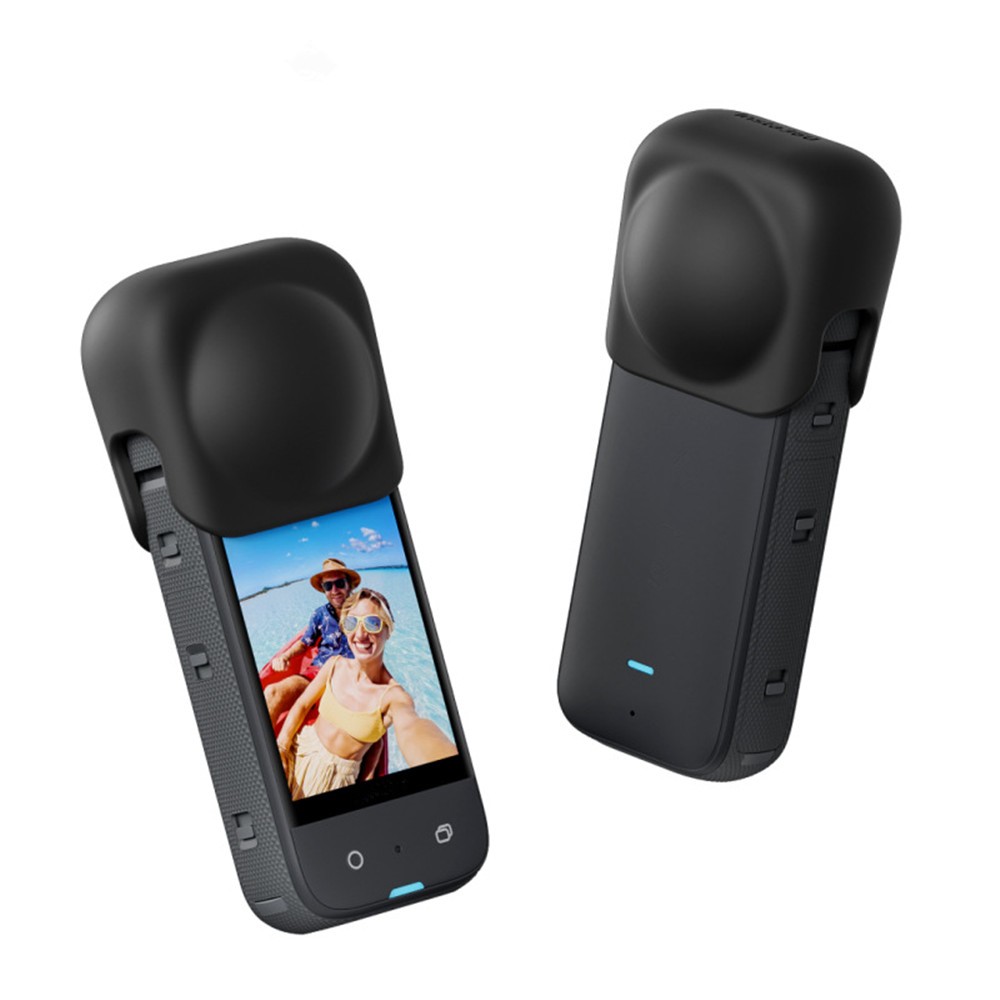 All-Round Camera Lens Cap Silicone Protective Cover for Insta360 X3 Panoramic