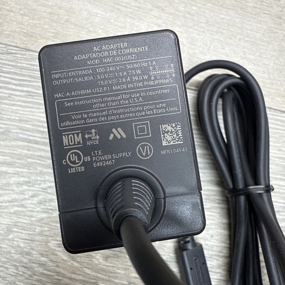 Nintendo Switch AC Adapter Charger - NEW