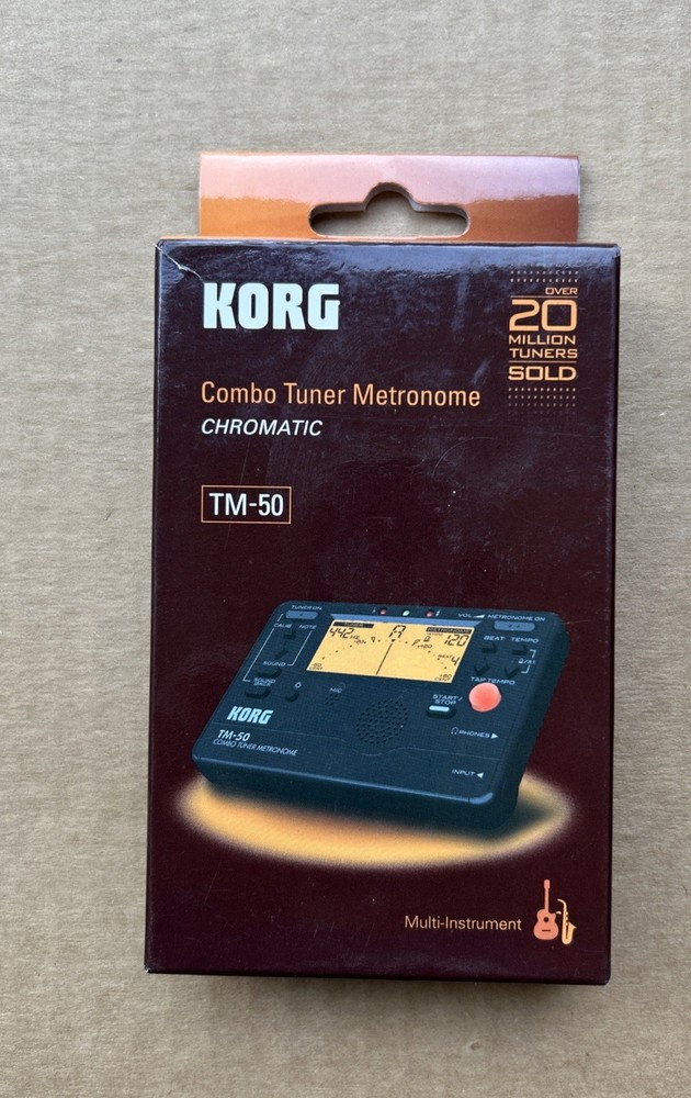 Korg TM-50 Combo Tuner Metronome Chromatic New