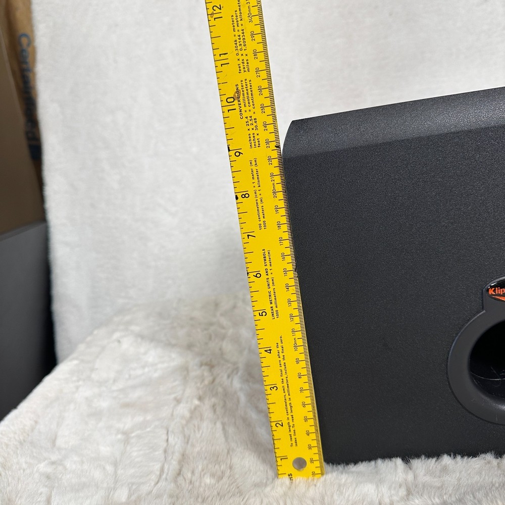 Klipsch ProMedia 2.1 THX Powered Subwoofer Only Black – Tested Working