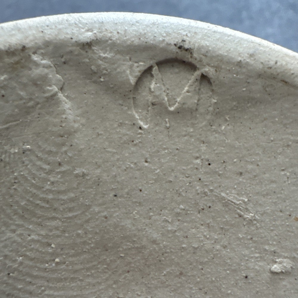 Vintage stoneware jug glazed studio pottery ￼