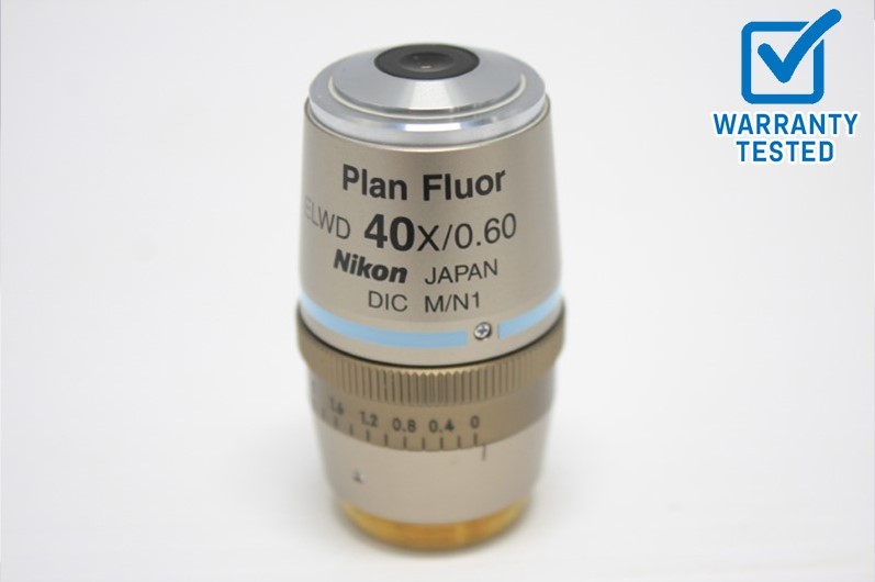 Nikon Plan Fluor ELWD 40x/0.60 DIC Microscope Objective Unit 17