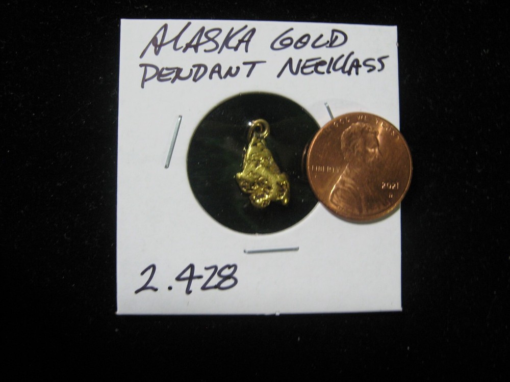 ALASKA GOLD ON BALE FOR NECKLASS  2.428 GRAM