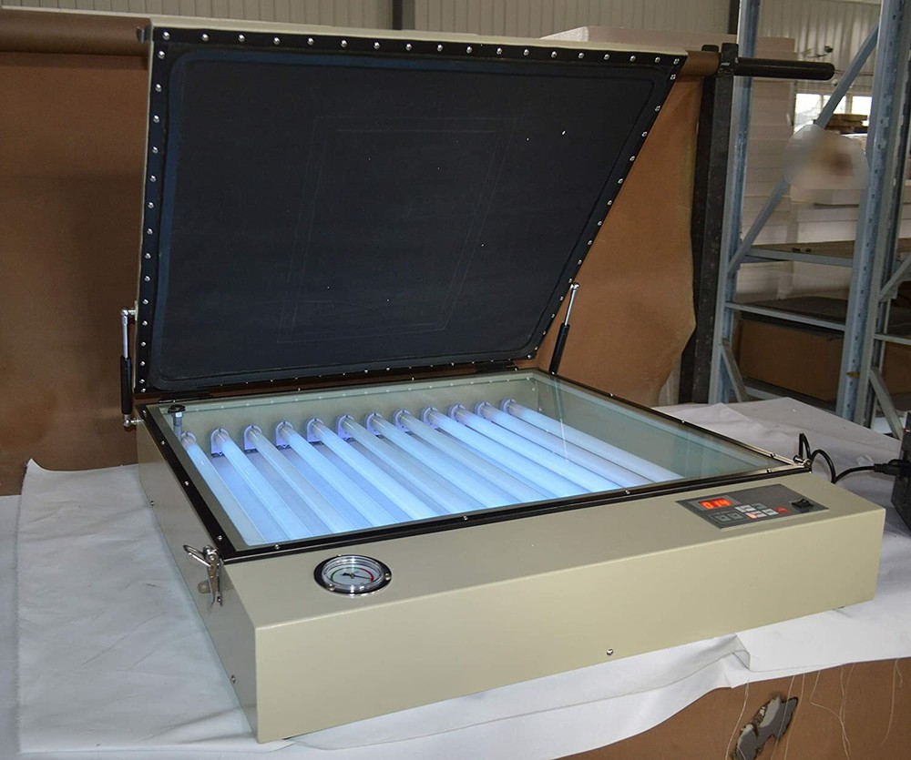 TECHTONGDA 110V Screen Printing Commercial Precise Vacuum UV Exposure Unit