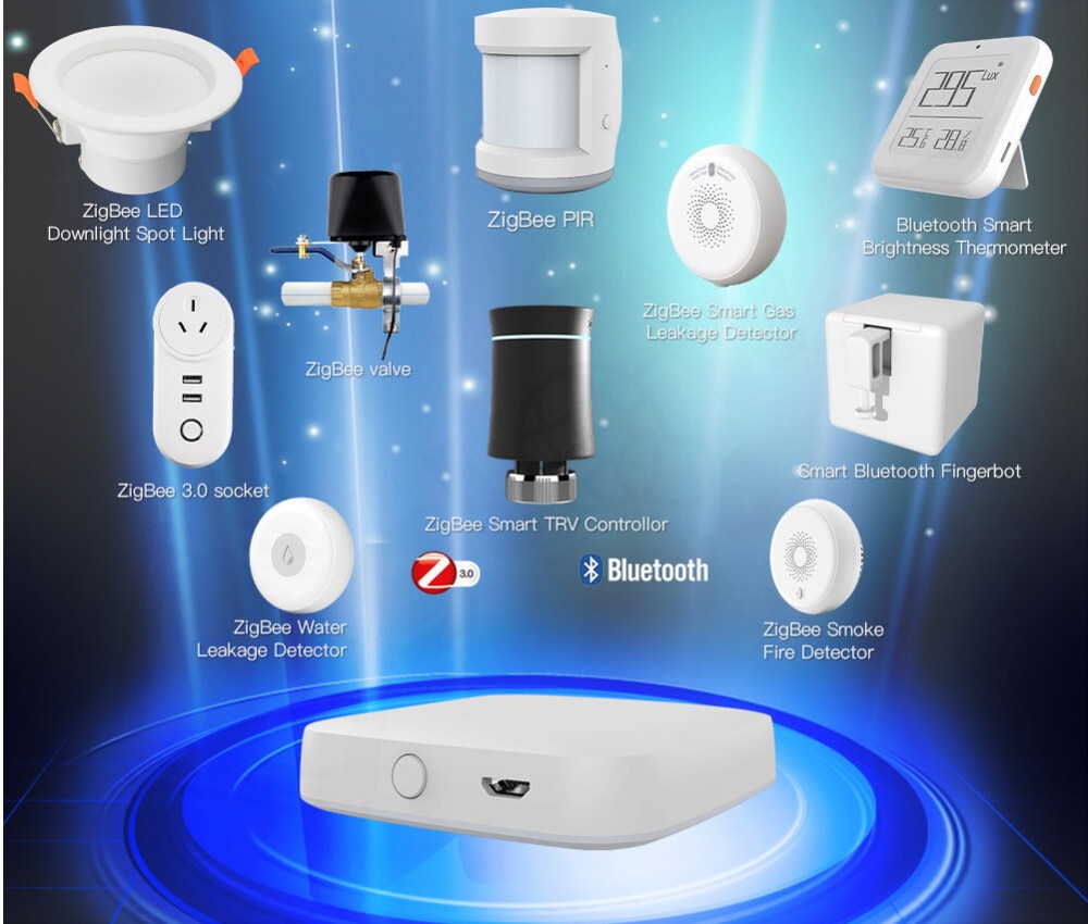 Homcloud Hub Zigbee Gateway Smart Wireless Centralina intelligente Hub Bluetooth