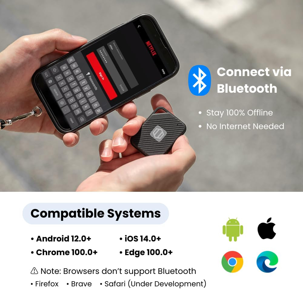 Offline Password Keeper, Manage Your Passwords - Secure Bluetooth Drive with ...