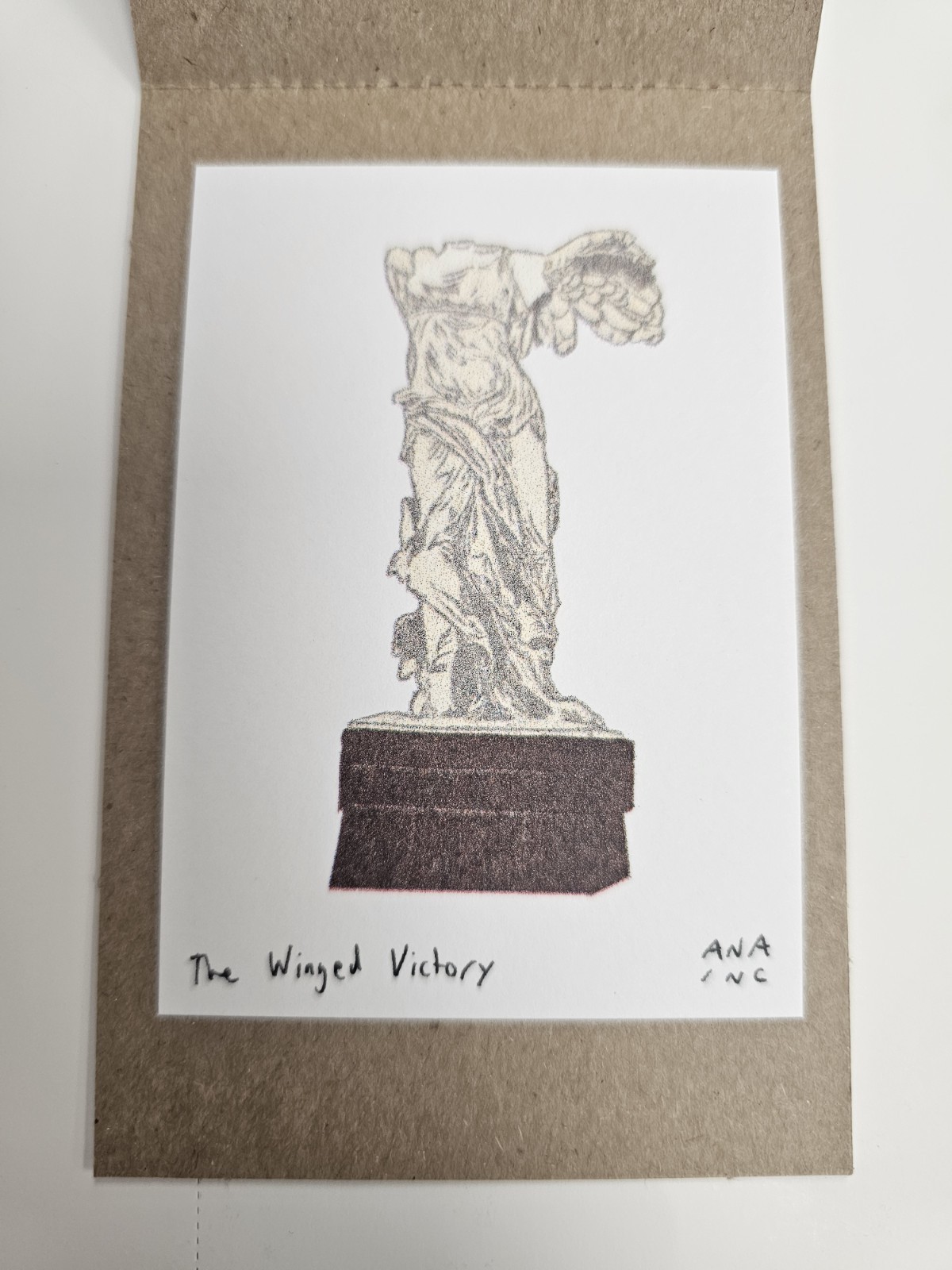 The Winged Victory - Ana Anastasia Inciardi Mini Prints - Free Shipping!
