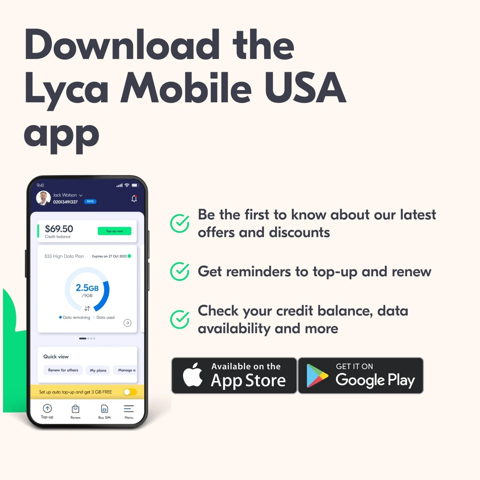Lyca Mobile Prepaid SIM Card Kit | Unlimited 5G Talk, Text & Data