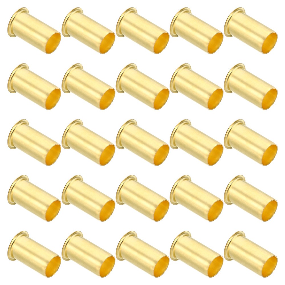 25Pcs Brass Compression Insert Compression Insert Tube Support for 1/2" OD Tube