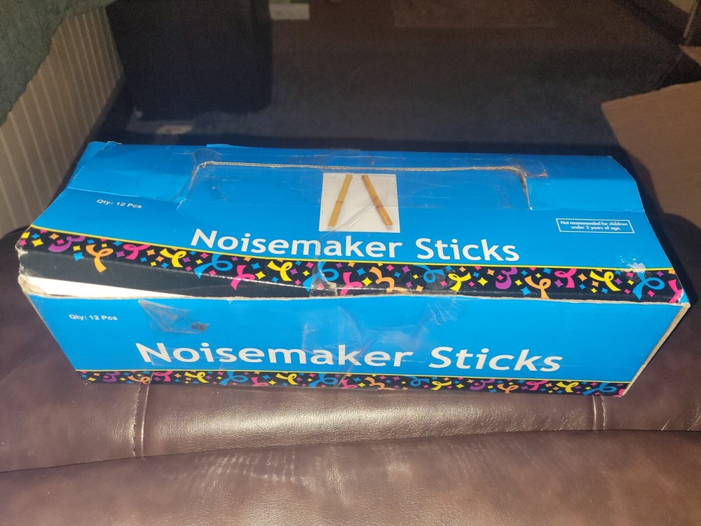 12pc. Noicemaker Sticks Bamboo