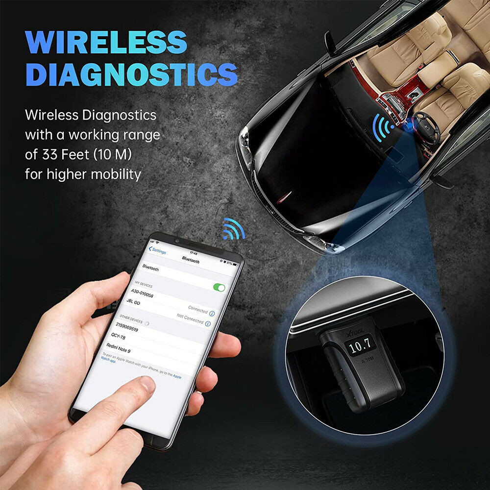 2025 XTOOL A30M V2.0 Wireless Full System Dignostic Tool Bi-directional 23 Reset