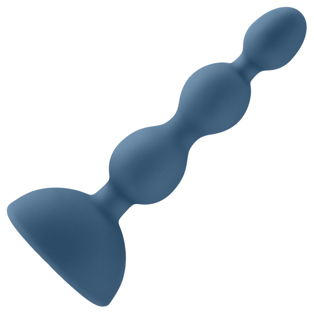 USB-charge Silicone Vibrating Anal Beads Backdoor Play Multi-function Butt Plug