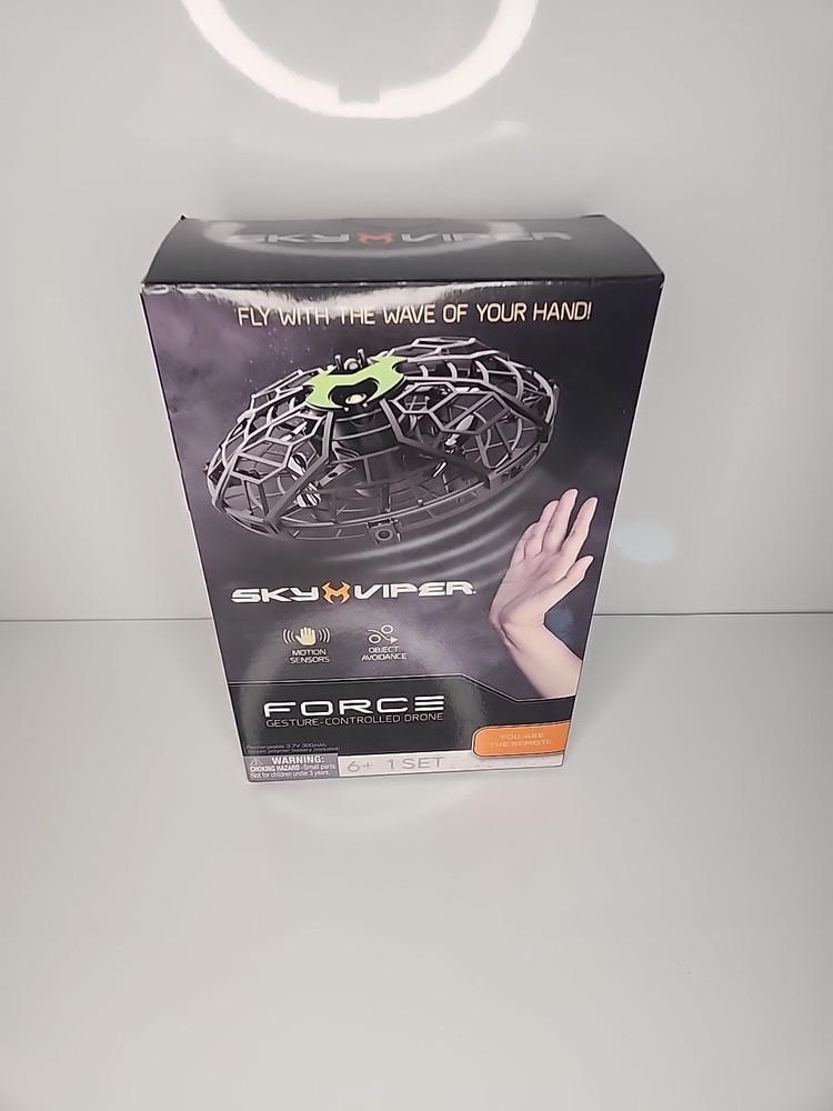 SKY VIPER FORCE HAND-CONTROLLED HOVER DRONE BY SKYROCKET-NO REMOTE REQUIRED