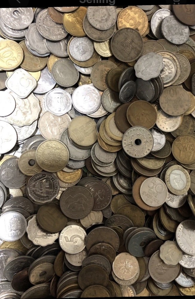 Foreign Coins by the Pound-1 Pound